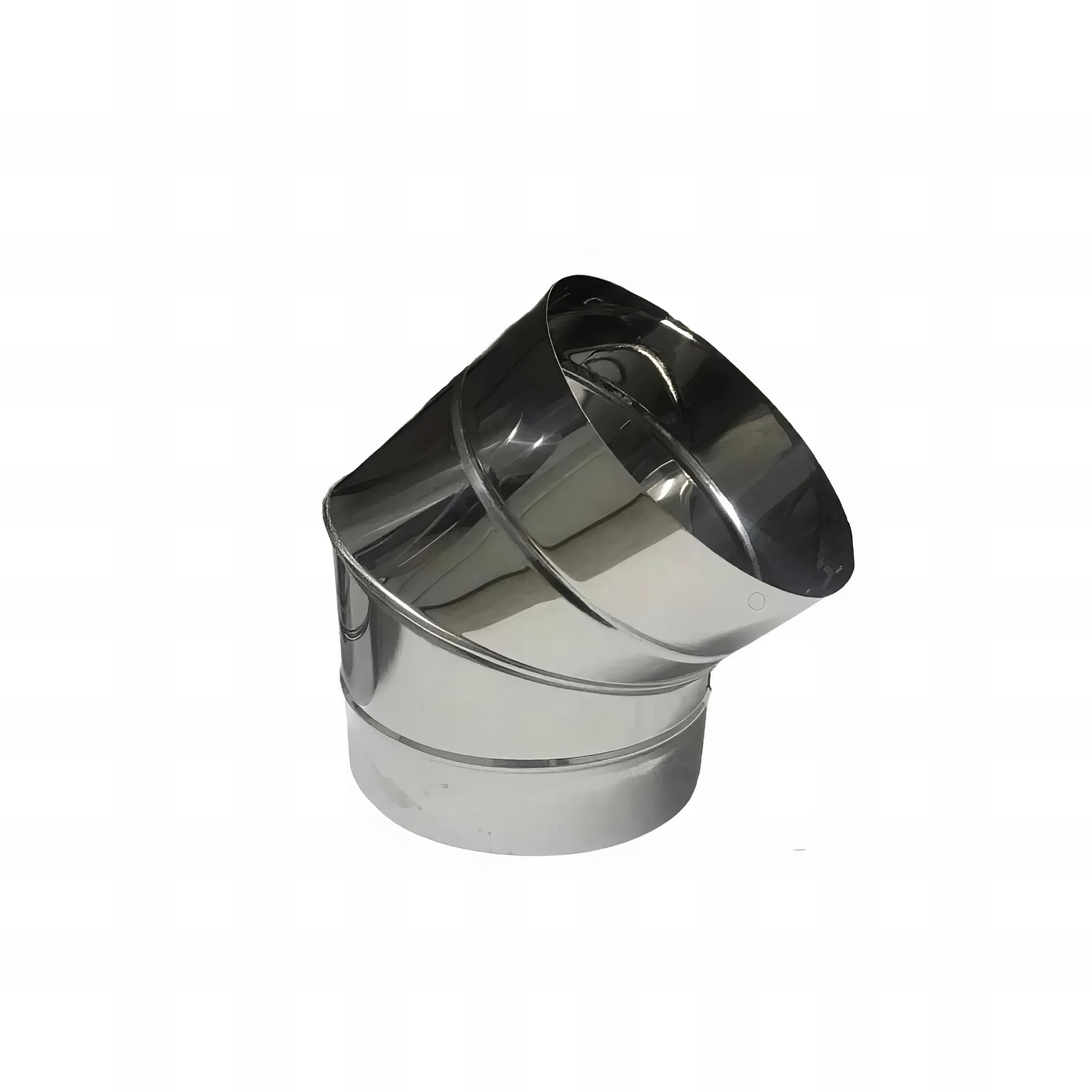 curva 45° 150 MM Para Chaminé Inox 430