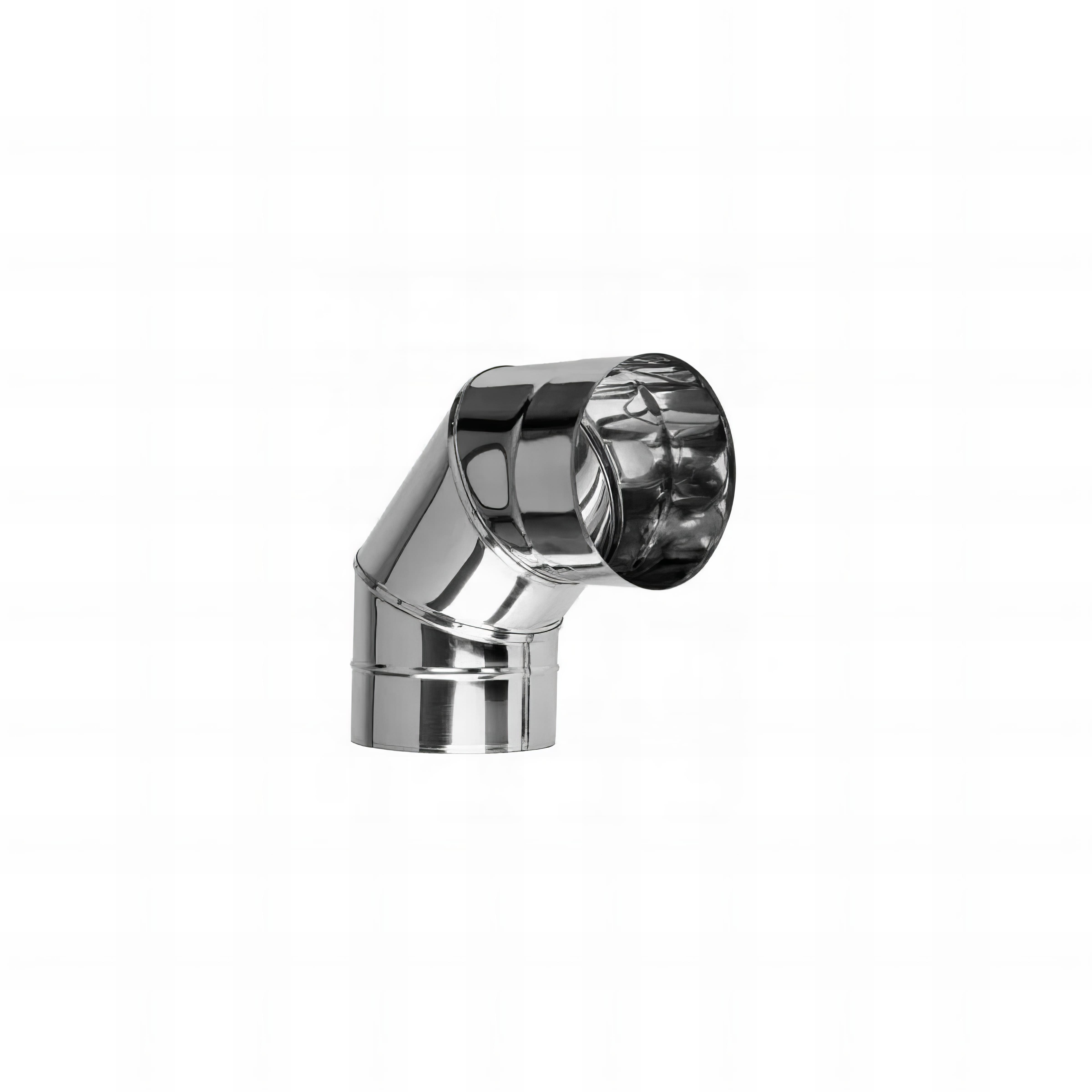 Curva 90° 110 MM Para Chaminé Inox 430