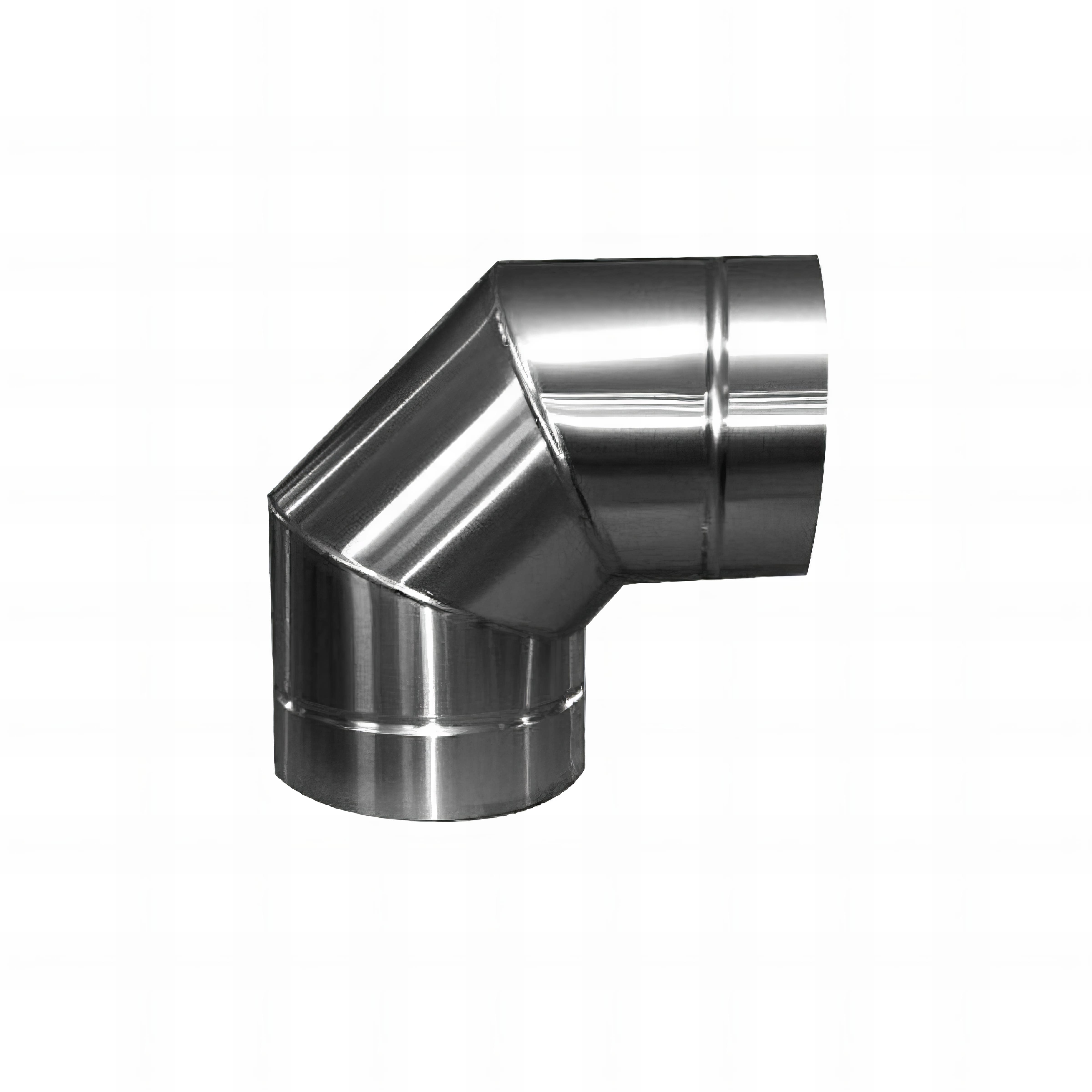 Curva 90° PARA CHAMÍNE 110 MM INOX 304