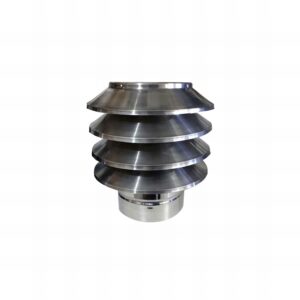 Chapéu Anéis 110 MM Para Chaminé INOX 430