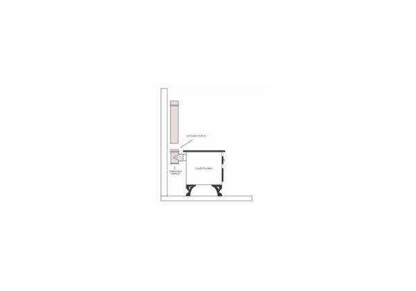 COTOVELO T CURTO EM INOX 304 110 MM / 150 MM / 120 MM - Image 2