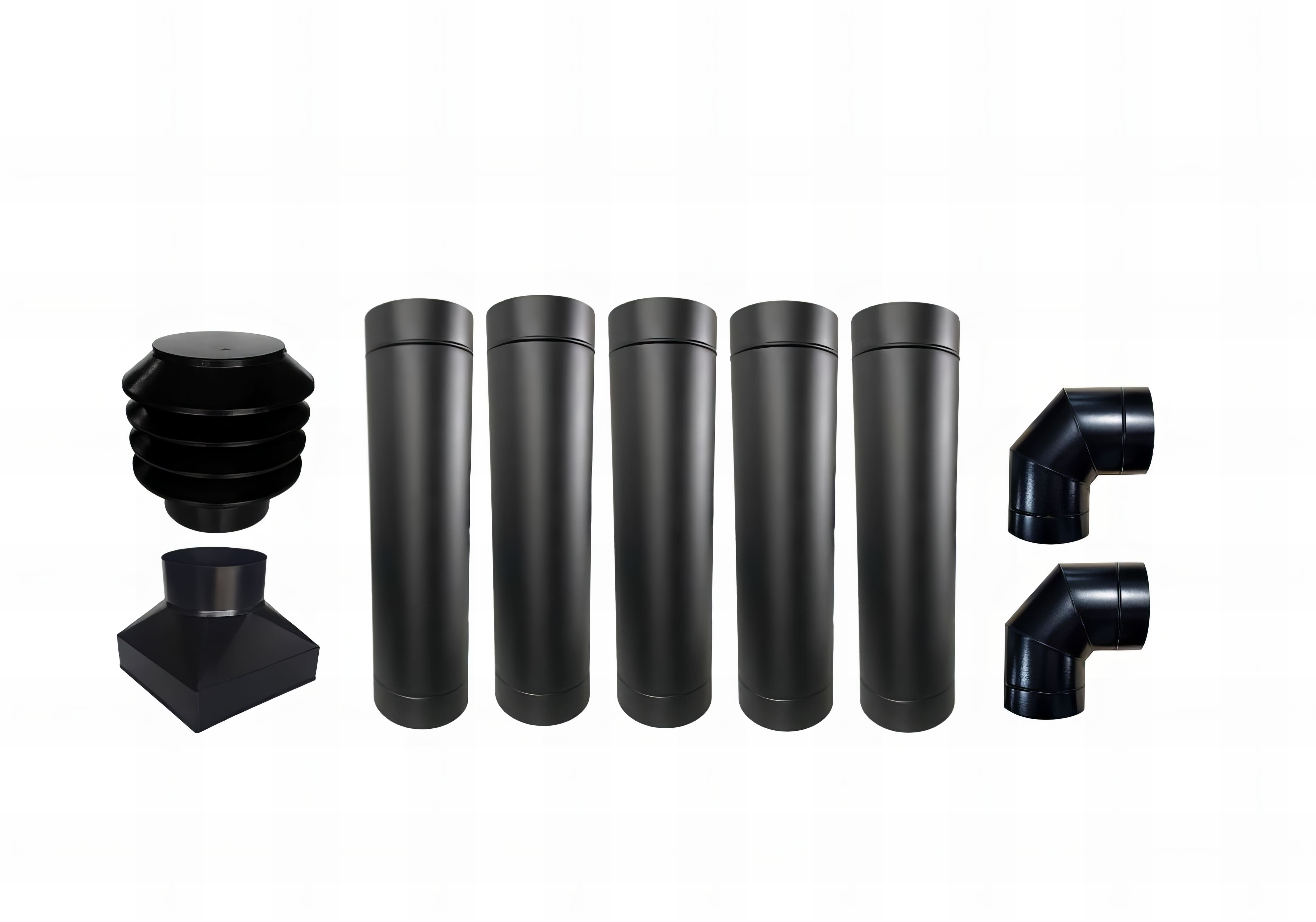 KIT CHAMINÉ 200 MM PARA CHURRASQUEIRA PRÉ MONTADA