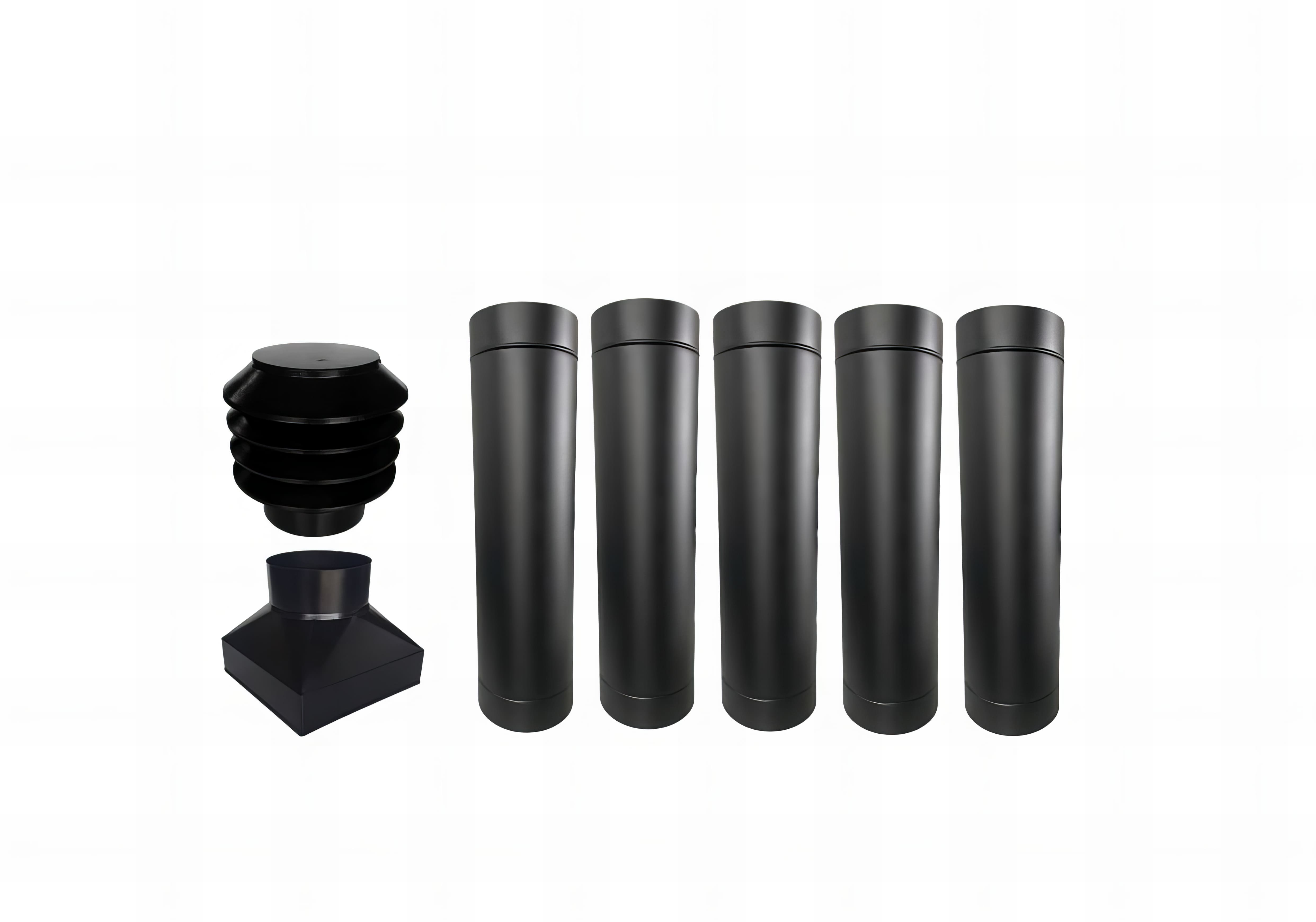 KIT CHAMINÉ 200 MMPARA CHURRASQUEIRA PRÉ MONTADA CONTÉM 7 PEÇAS: