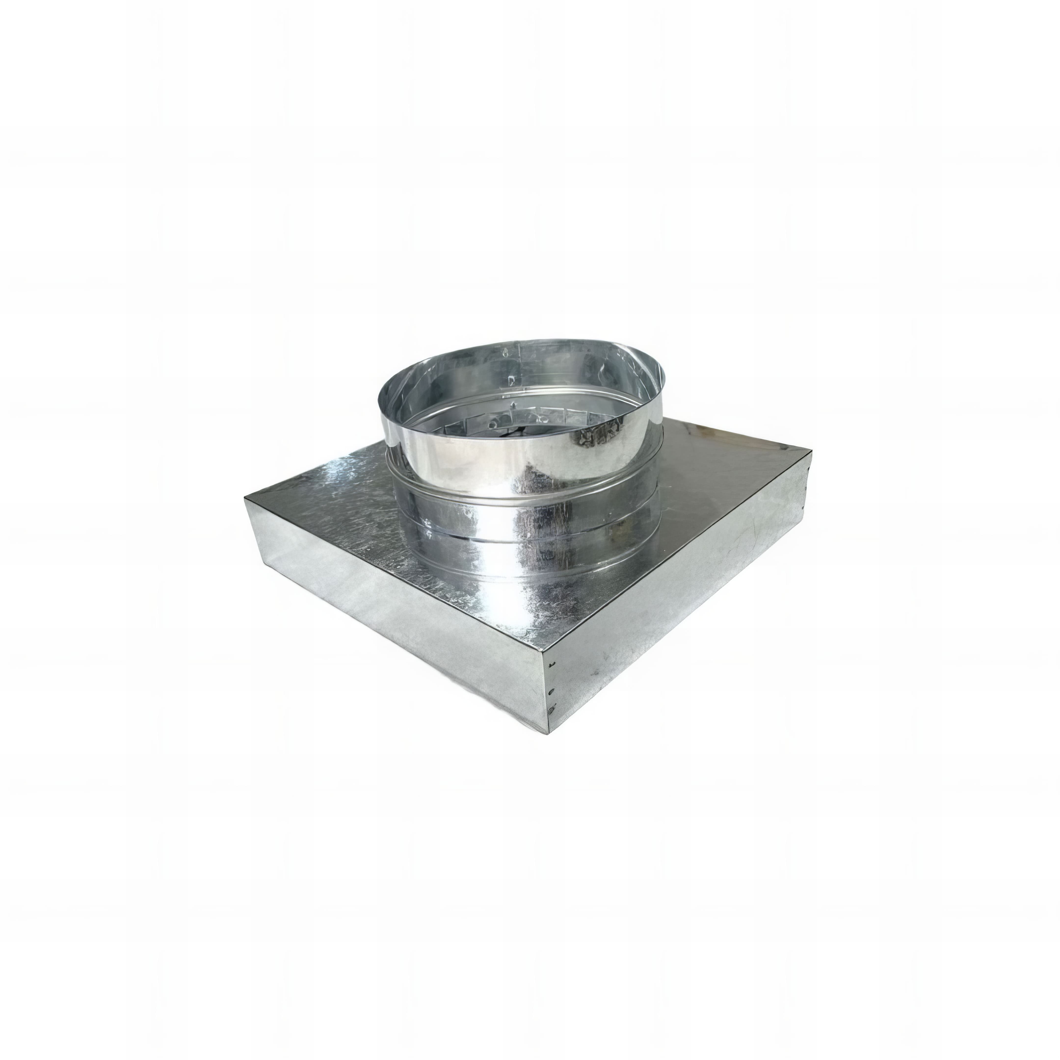 ADAPTADOR COIFA BASE BAIXA 30,5X30,5 GALVANIZADO SAÍDA 200mm