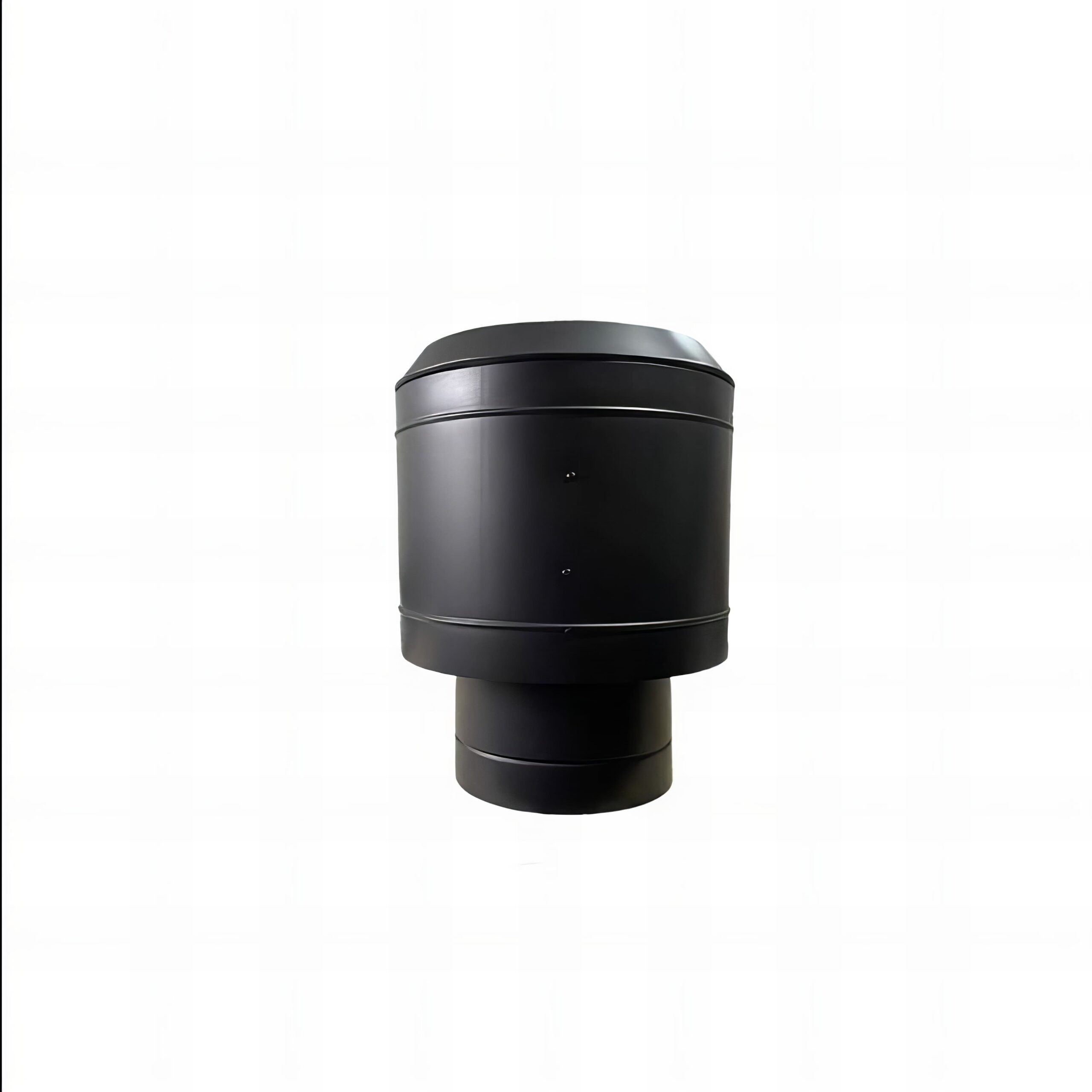Chapéu Canhão 110 MM Para Chaminé PRETO EPÓXI